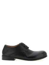 Marsell Black Calfskin Oxfords And Derbies