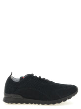 Kiton Black Cotton Athletic Sneakers