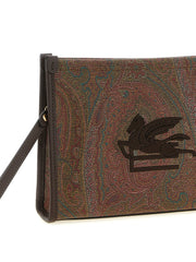 Etro Multicolor Cotton Clutch Bag