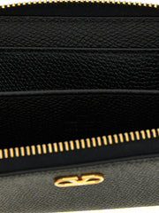 Valentino Garavani Black Calfskin Cardholder