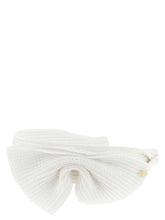 Maison Michel White Papier Headband