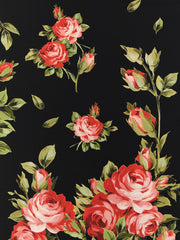 Dolce & Gabbana Black Silk Foulard