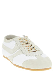 Dries Van Noten Beige Cowhide Low Top Sneakers