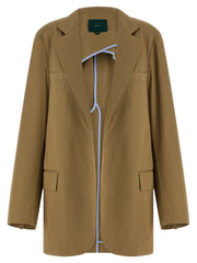 MAISON JEJIA Beige Cotton Blazer