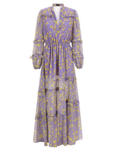 CATALINA Purple Recycled Polyester Long Dress