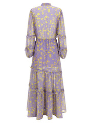 CATALINA Purple Recycled Polyester Long Dress