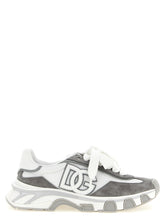 Dolce & Gabbana Gray Polyester Athletic Sneakers