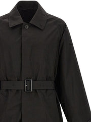 SSSTEIN Black Polyester Coat