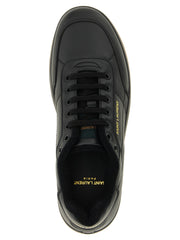 Saint Laurent Black Calfskin Low Top Sneakers