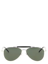 Saint Laurent Silver Acetate Sunglasses