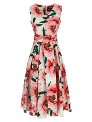 SAMANTHA SUNG Multicolor Cotton Midi Dress