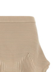 Issey Miyake Beige Polyester Midi Skirt - 2