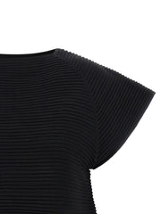 Issey Miyake Black Polyester Short Dress - 2