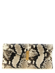 Giuseppe Zanotti Multicolor Snake Skin Clutch Bag