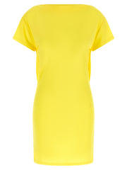 Jacquemus Bicolor Viscose Short Dress