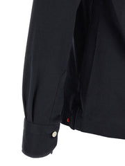 Kiton Blue Cotton Polo Shirt
