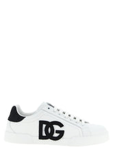 Dolce & Gabbana Bicolor Calfskin Low Top Sneakers