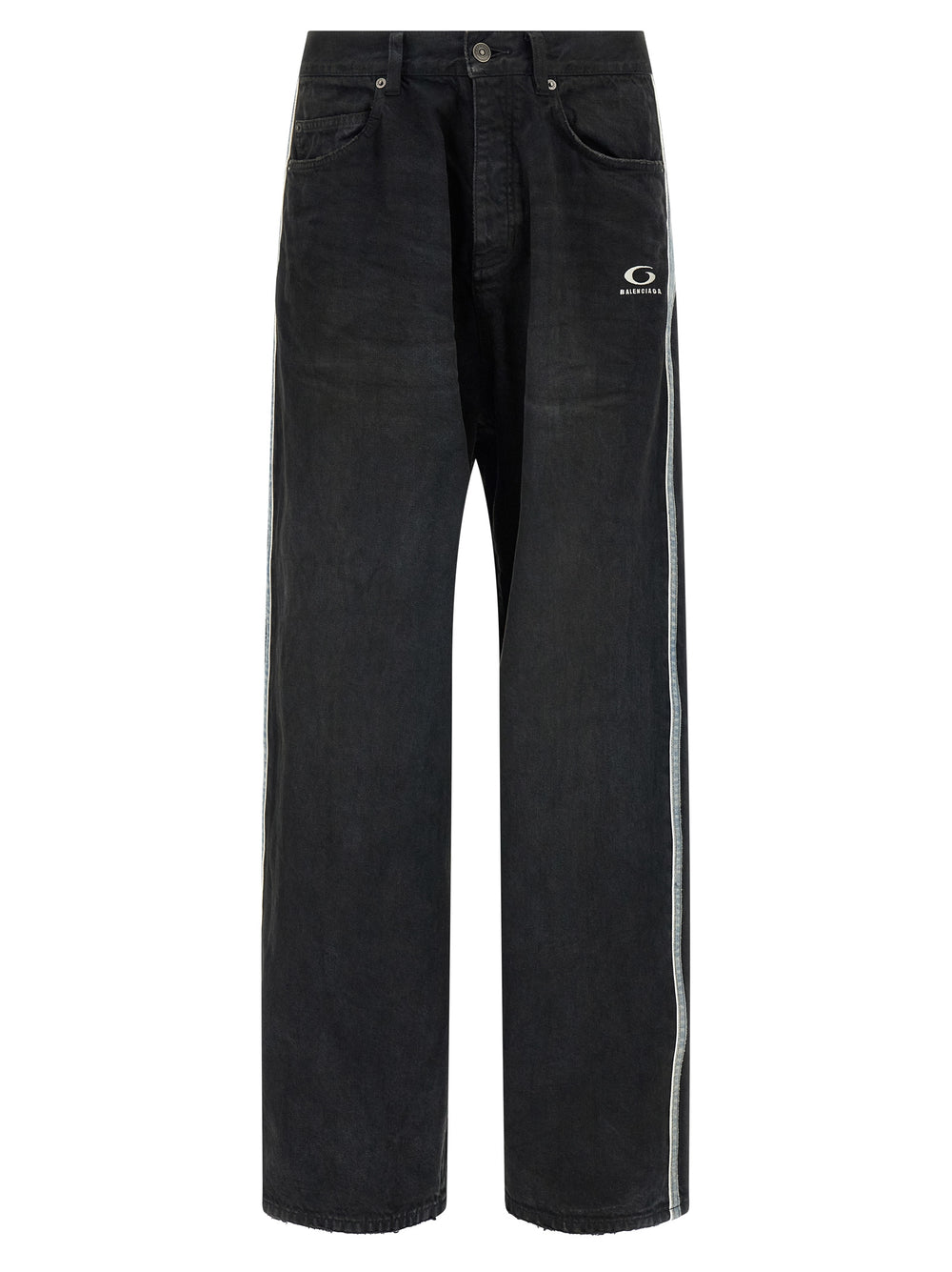Balenciaga Black Cotton Flared Jeans - W31