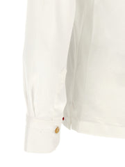 Kiton White Cotton Polo Shirt