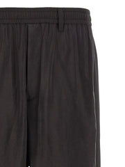 SSSTEIN Brown Silk Athletic Pants