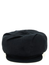 Yohji Yamamoto Black Linen Fatcap Hat