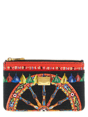 Dolce & Gabbana Multicolor Cotton Cardholder