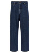 Jil Sander Blue Cotton Straight-Leg Jeans