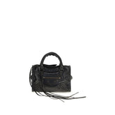 Balenciaga Black Lamb Ovis Aries Aries Shoulder Bag