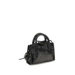 Balenciaga Black Lamb Ovis Aries Aries Shoulder Bag