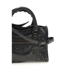 Balenciaga Black Lamb Ovis Aries Aries Shoulder Bag