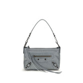 Balenciaga Gray Lamb Ovis Aries Aries Shoulder Bag