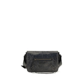 Balenciaga Black Lamb Ovis Aries Aries Shoulder Bag