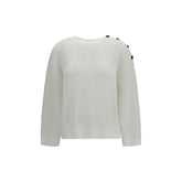 Brunello Cucinelli White Cotton Sweatshirt