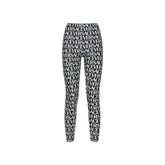 Versace Black Elastane Leggings