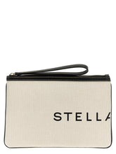 Stella McCartney Beige Cotton Clutch Bag