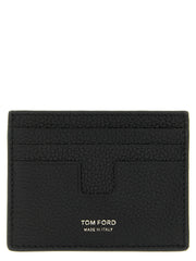 Tom Ford Black Calfskin Cardholder
