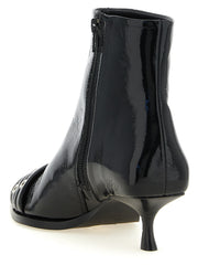 Ganni Black Polyethylene Ankle Boots