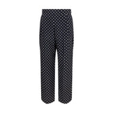Valentino Black Silk Cropped Pants