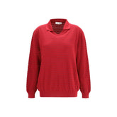 Miu Miu Bordeaux Cotton Polo Shirt