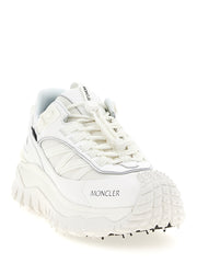 Moncler White Polyamide Athletic Sneakers