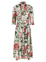 SAMANTHA SUNG Multicolor Cotton Midi Dress