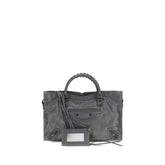 Balenciaga Gray Lamb Ovis Aries Aries Shoulder Bag