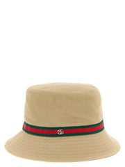 Gucci Beige Cotton Bucket Hat