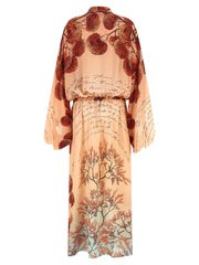 F.R.S. - FOR RESTLESS SLEEPERS Multicolor Silk Long Dress