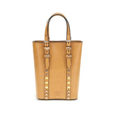 Valentino Garavani Beige Calf Leather Bos Taurus Shoulder Bag