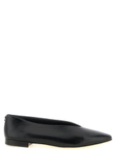 Jimmy Choo Black Leather Ballet Flats