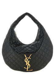 Saint Laurent Black Lamb Leather Shoulder Bag