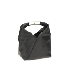 MM6 Black Calf Leather Bos Taurus Shoulder Bag