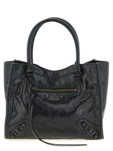 Balenciaga Black Lamb Leather Tote Bag