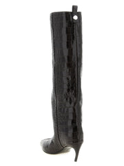 The Attico Brown Bovine Leather Over The Knee